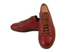 Harry Rosen Red Cervo Deerskin Leather Sneakers