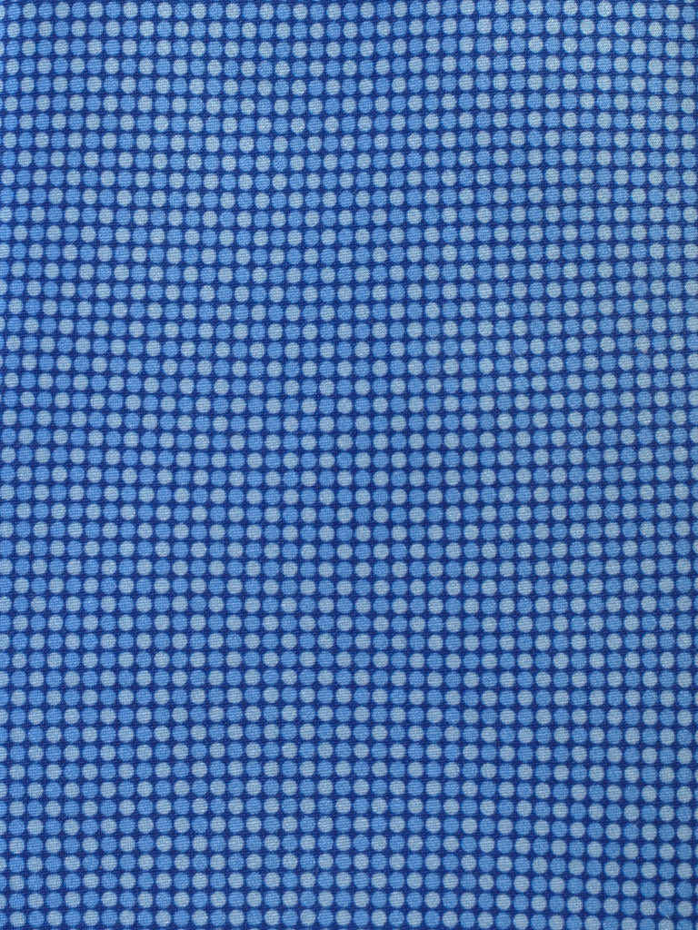Brioni Blue Geometric Weave Tie