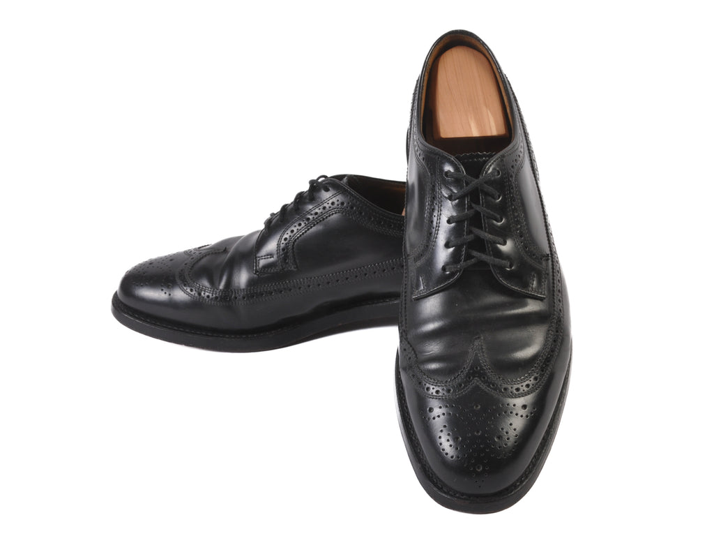 Florsheim Imperial Black Long Wing Shoes
