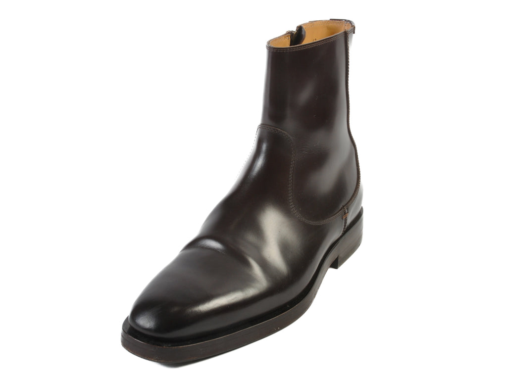 Brunello Cucinelli Brown Side Zip Boots