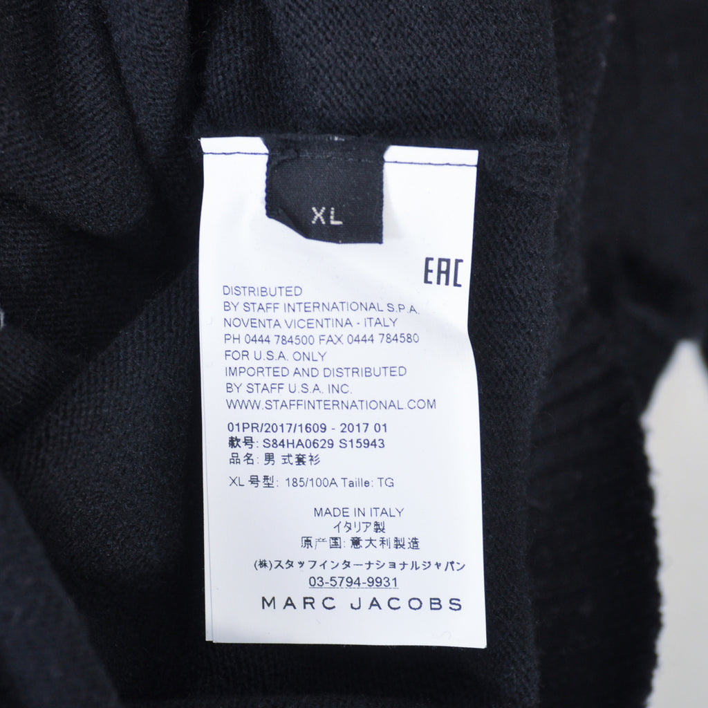 Marc Jacobs Black Star Distressed Sweater