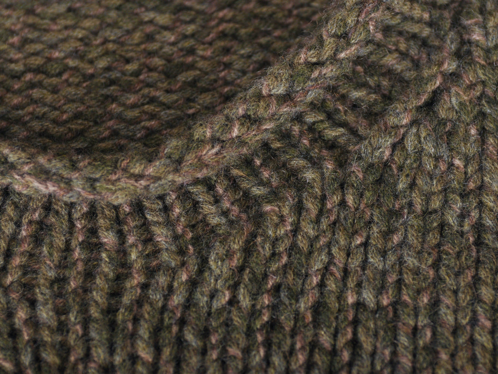 Ralph Lauren Purple Label Green Cashmere Fishermans Sweater