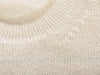 Zegna Beige Striped Silk Linen Cashmere Sweater
