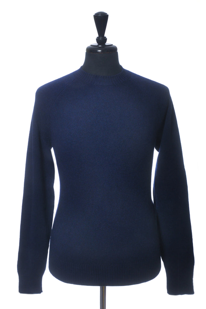 Tom Ford Navy Blue Cashmere Blend Crew Neck Sweater
