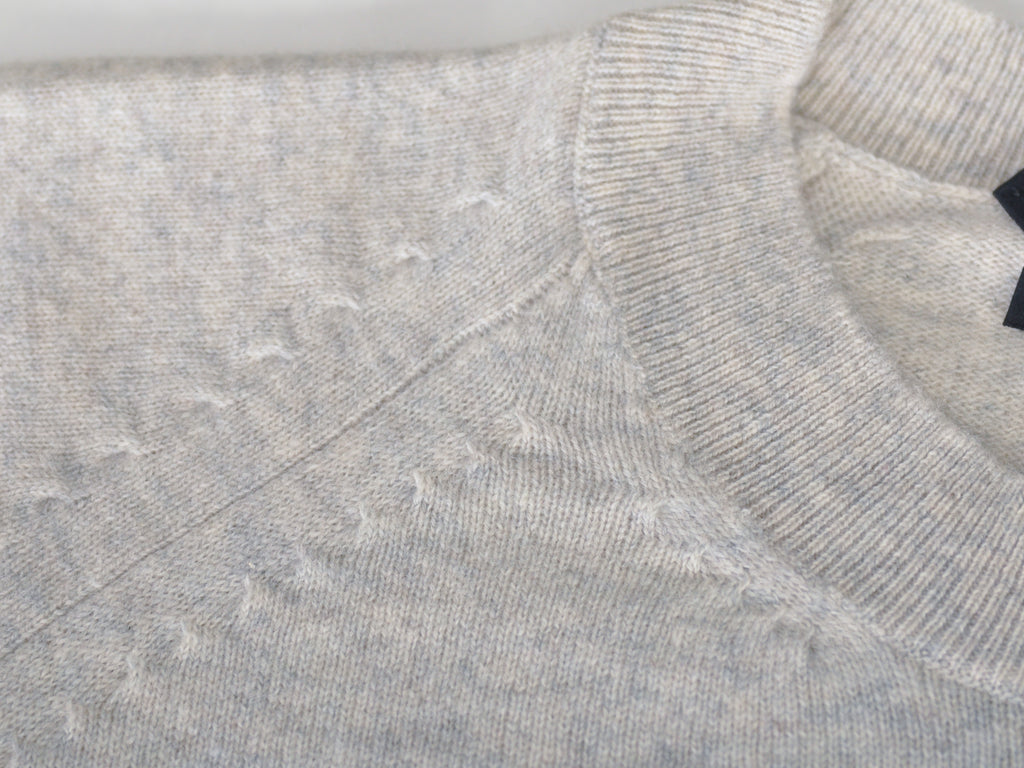 Tom Ford Light Grey Cashmere Crew Neck Sweater