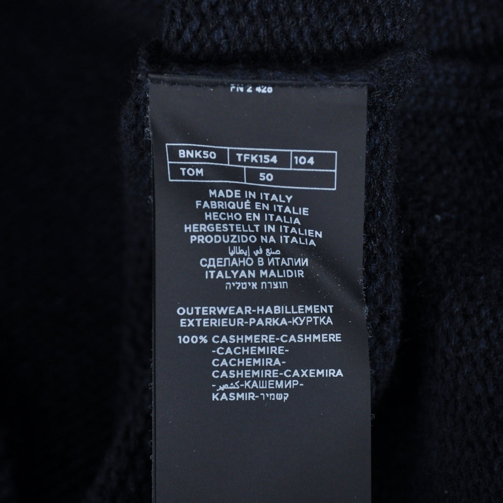 Tom Ford Black Cashmere Cardigan Sweater