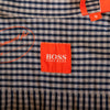 Hugo Boss Navy on Grey Graph Check EsterE Shirt
