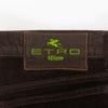 Etro Brown Velvet Pants