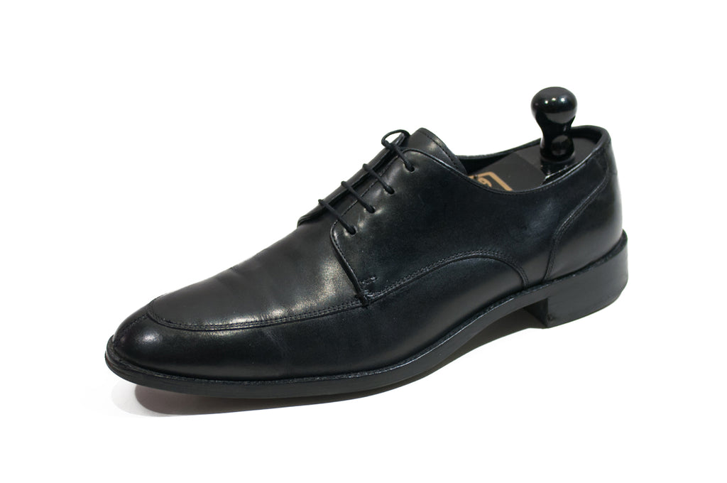 Cole Haan Black Leather Derby Shoes