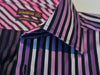 Ted Baker Purple Striped French Cuff Shirt
