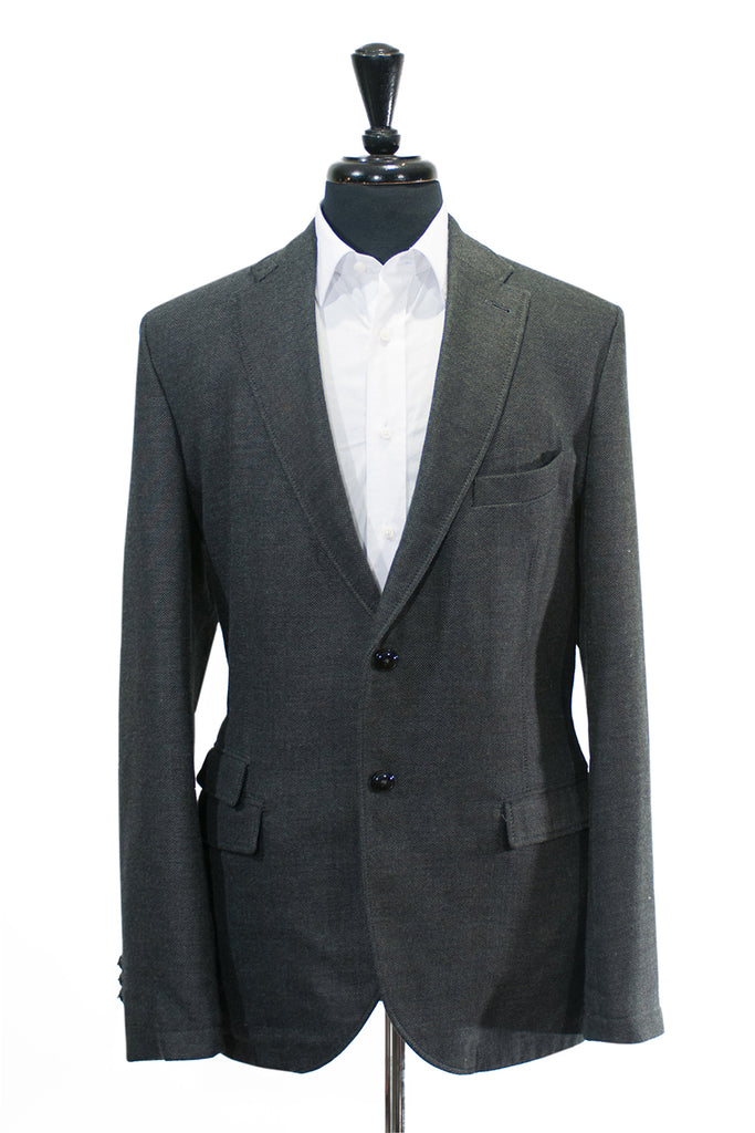 Hugo Boss Dark Grey Tweed Benne 9-W Blazer