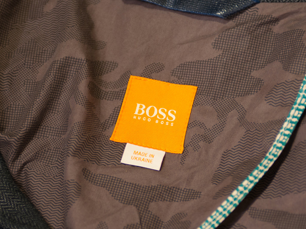 Hugo Boss Dark Grey Tweed Benne 9-W Blazer