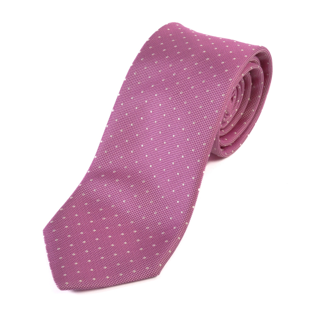 Hugo Boss Pink Polka Dot Tie