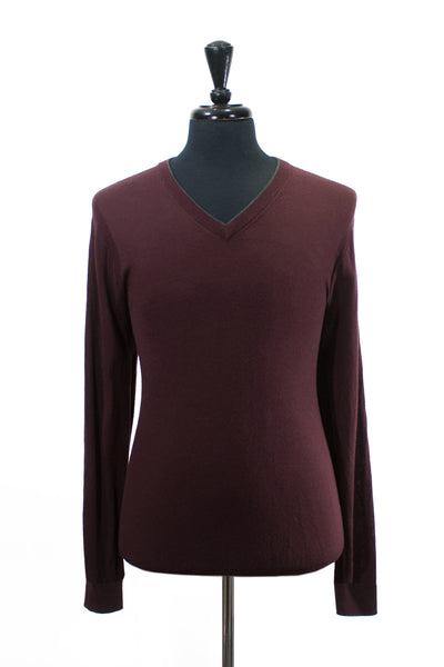 Michael Kors Brown Extra Fine Merino Wool Sweater