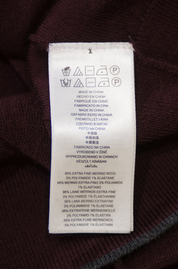 Michael Kors Brown Extra Fine Merino Wool Sweater