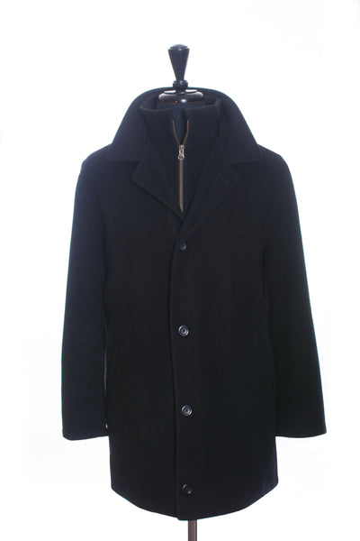 Harry Rosen Black Angora Blend Coat