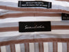 Samuelsohn Brown Striped Cotton Shirt