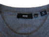 Hugo Boss Gray Wool Blend Bader Sweater
