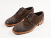 Hugo Boss Dark Brown Suede Wing Tip Shoes. Luxmrkt.com menswear consignment Edmonton