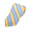 Brooks Brothers Pale Blue on Yellow Stripe Italian Silk Tie for Luxmrkt.com Menswear Consignment Edmonton