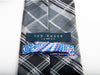 Ted Baker Grey Plaid Silk Tie for Luxmrkt.com Menswear Consignment Edmonton