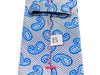 Braemore Blue Paisley Check Tie. Luxmrkt.com menswear consignment Edmonton.