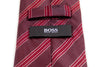 Hugo Boss Burgundy Striped Tie. Luxmrkt.com menswear consignment Edmonton