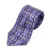 Robert Talbott Hand sewn Purple Geometric Tie. Luxmrkt.com menswear consignment Edmonton