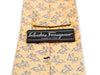 Salvatore Ferragamo Prancing Horses Light Yellow Tie. Luxmrkt.com menswear consignment Edmonton.