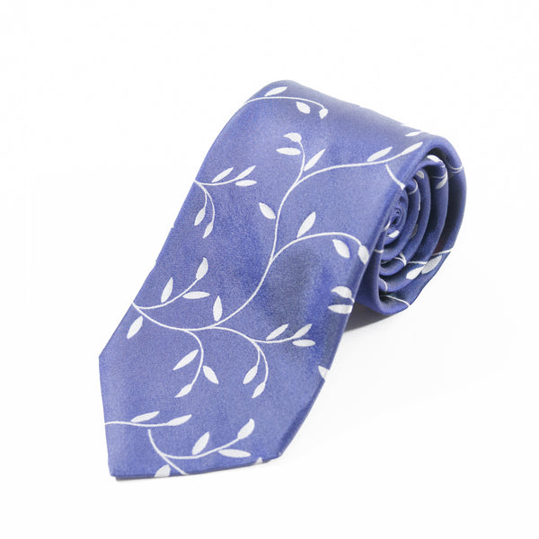 Ted Baker Purple Vine Patterned Silk Tie for Luxmrkt.com Menswear Consignment Edmonton