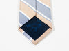 Faconnable Brown Striped Silk Tie for Luxmrkt.com Menswear Consignment Edmonton