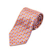 Ted Baker Orange Geometric Patterned Silk Tie