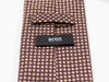 Hugo Boss Brown Geometric Patterned Tie for Luxmrkt.com Menswear Consignment Edmonton