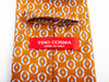Tino Cosma Brown Geometric Print Silk Tie for Luxmrkt.com Menswear Consignment Edmonton