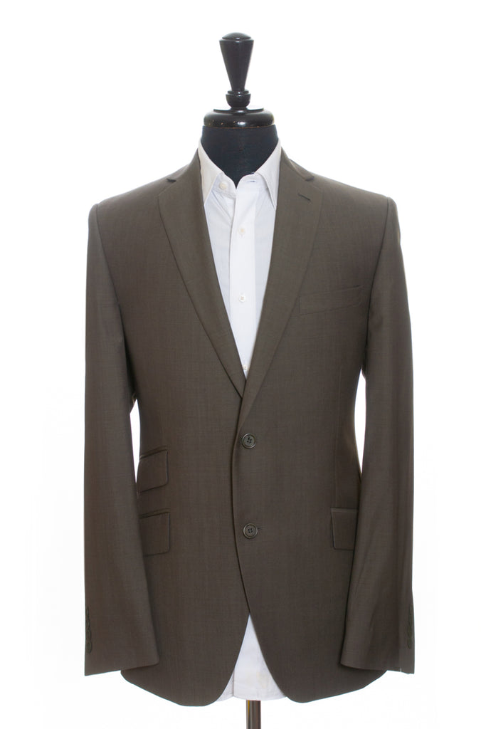 Ted Baker No Ordinary Joe Stone Grey Slim Fit Blazer for Luxmrkt.com Menswear Consignment Edmonton