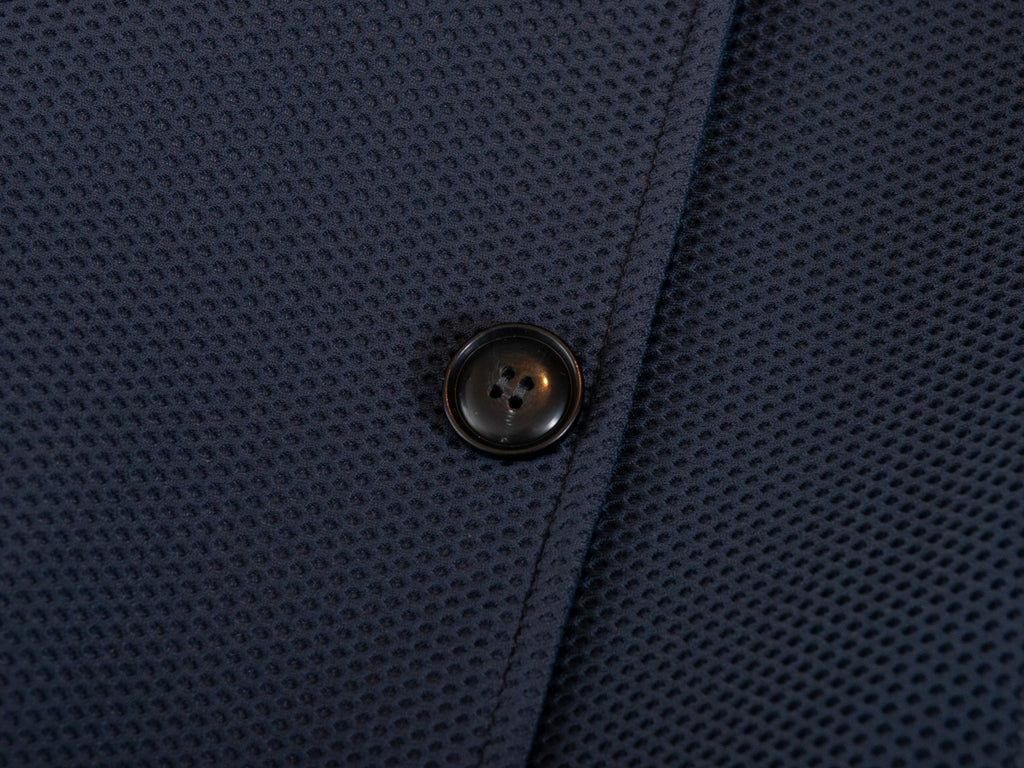 Giorgio Armani Slate Grey Open Weave Twill Blazer for Luxmrkt.com Menswear Consignment Edmonton