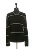 Michael Kors NWT Black Striped Fashion1 Cotton Sweater for Luxmrkt.com Menswear Consignment Edmonton