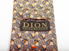 Dion Light Orange Paisley Geometric Italian Silk Tie for Luxmrkt.com Menswear Consignment Edmonton