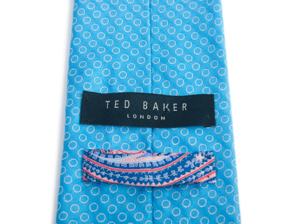 Ted Baker Light Blue Geometric Tie