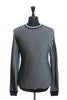 Joop! Grey Striped Crew Neck Sweater for Luxmrkt.com Menswear Consignment Edmonton
