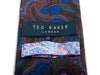 Ted Baker Navy Blue on Dark Brown Paisley Tie