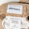 Norse Projects Beige Aros Heavy Chino Pants at Luxmrkt.com menswear consignment Edmonton.