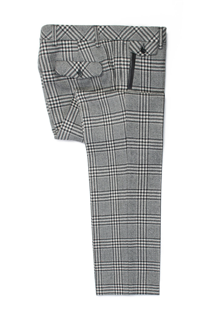 Tween Grey Check Turquality Pants