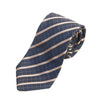 Armani Collezioni Brown Pattern Stripe Silk Tie for Luxmrkt.com Menswear Consignment Edmonton