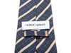 Armani Collezioni Brown Pattern Stripe Silk Tie for Luxmrkt.com Menswear Consignment Edmonton