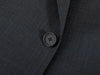 ZZegna Blue on Grey Fleck Drop7 Slim Fit Wool Suit