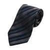 Dolce & Gabbana Grey Stripe Silk Tie for Luxmrkt.com Menswear Consignment Edmonton