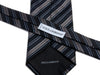 Dolce & Gabbana Grey Stripe Silk Tie for Luxmrkt.com Menswear Consignment Edmonton