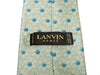 Lanvin Tea Green Floral Print Satin Tie for Luxmrkt.com Menswear Consignment Edmonton