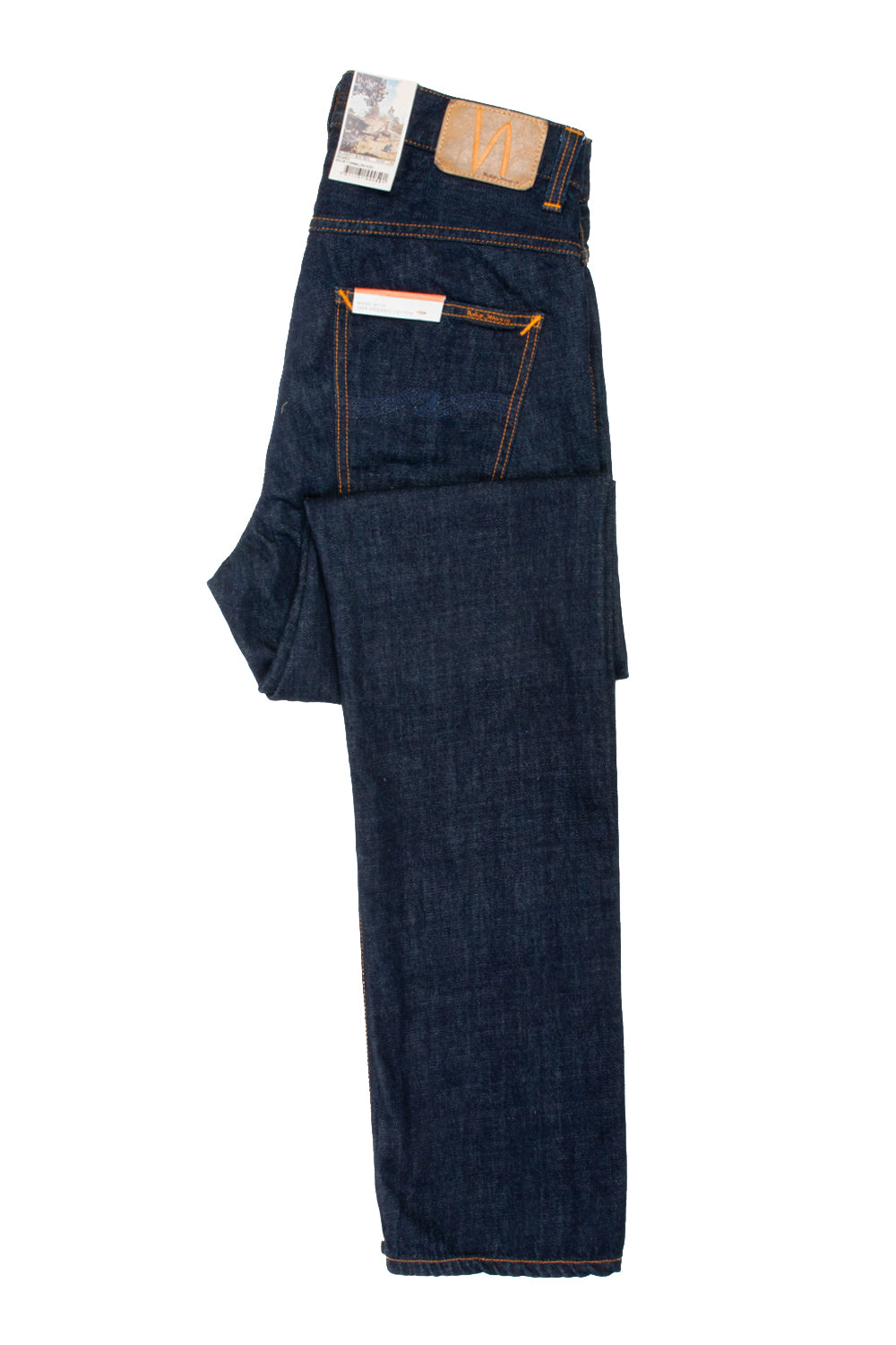 Nudie Sleepy Sixten Rinsed Button Fly Jeans
